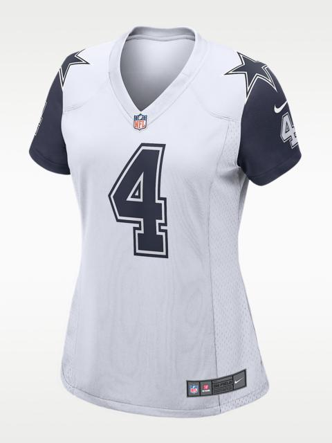 NFL Dallas Cowboys (Dak Prescott) Women's Game Football Jersey
