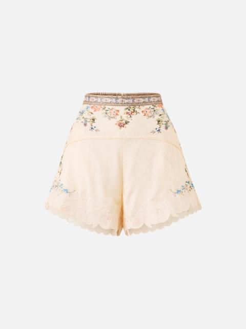 HIGH WAISTED FLARE SHORT