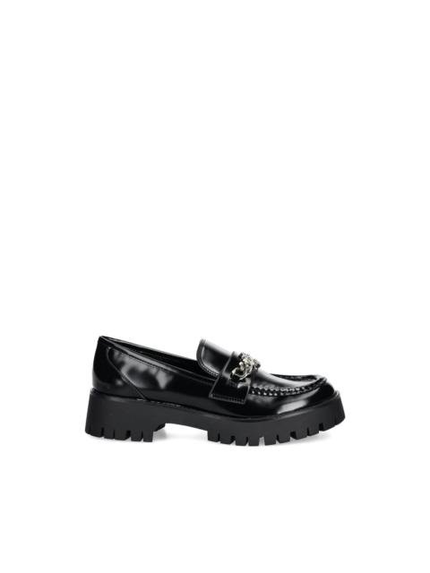 Almer chain detail lug sole loafers