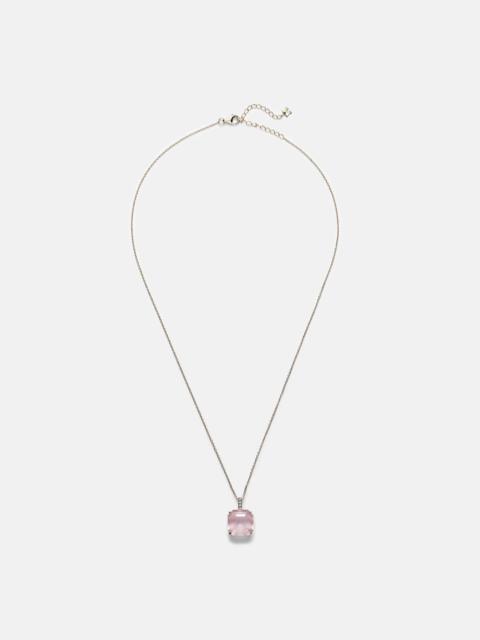 14kt gold necklace with topaz and diamonds