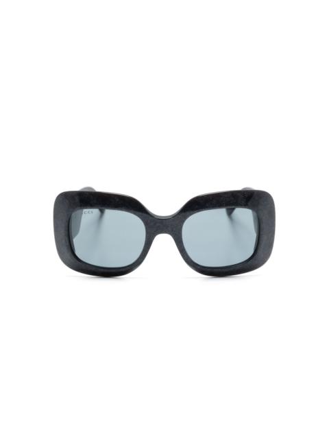oversize-frame sunglasses