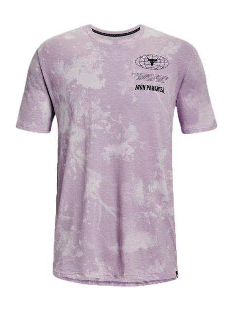 Under Armour Project Rock Statement Short Sleeve T-shirt 'Light Purple' 1374843-554