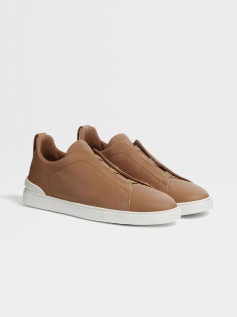 DARK BEIGE SECONDSKIN TRIPLE STITCH™ SNEAKERS