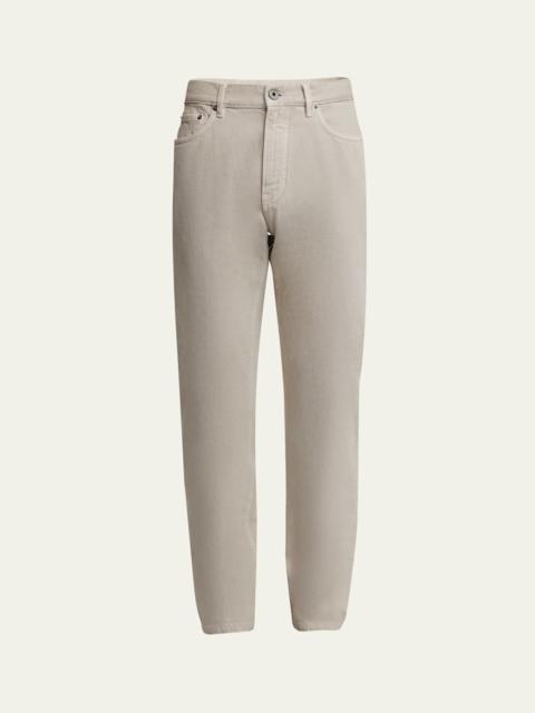 Men's Cotton Denim Five-Pocket Pants