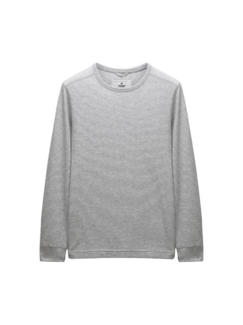 Lightweight Waffle Standard Fit Long Sleeve - Heather Grey