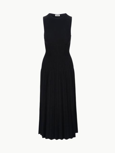 STAUD ELYSE DRESS BLACK