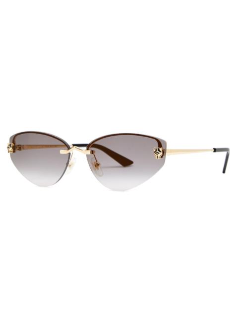 Cartier Panthère De Cartier Cat-eye Sunglasses