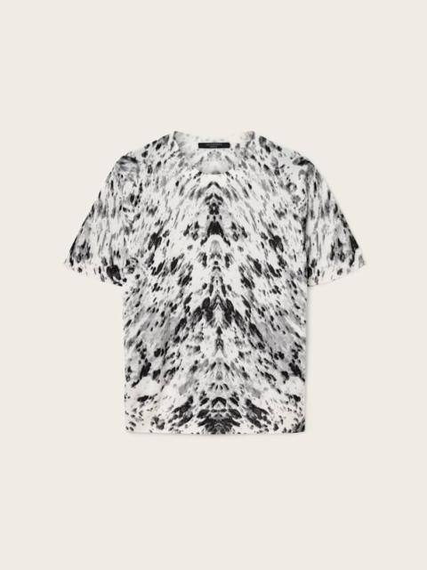 ANOUK SNAKE PRINT MERINO WOOL T-SHIRT