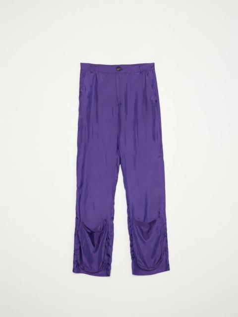 Edward Cuming Sag Pocket Spooky Trousers Purple