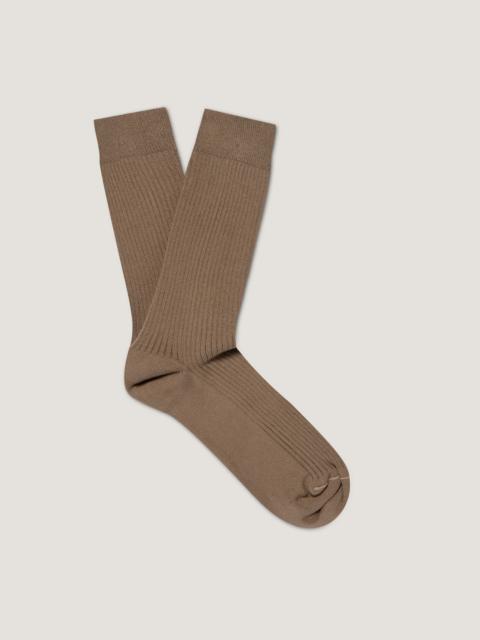Cotton Ribbed Socks