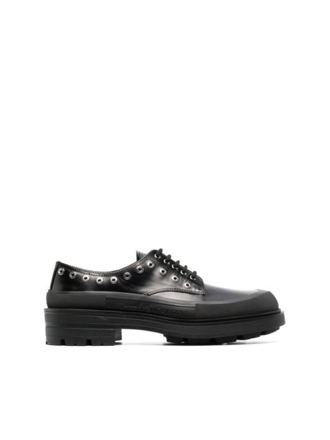 chunky-sole Derby shoes