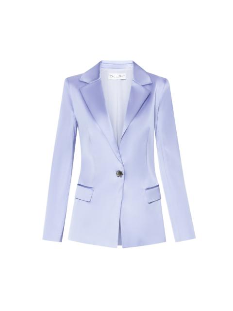 BUTTON DETAIL SATIN BLAZER
