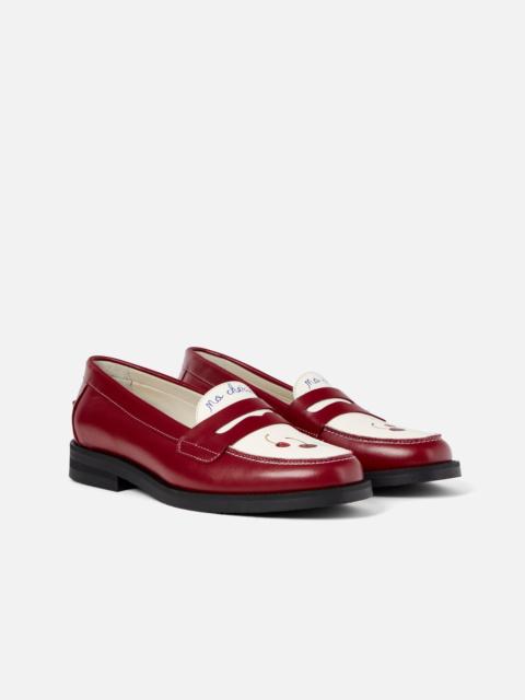Wilde Cherry Red Penny Loafer - Women's