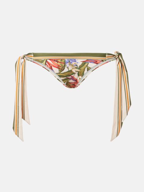 Strilitzia floral bikini bottoms