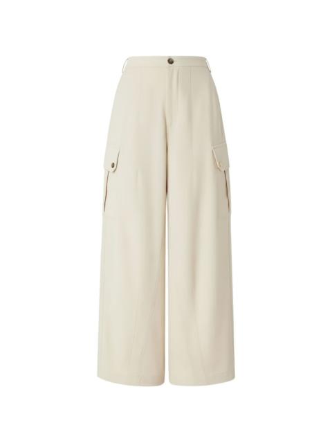 Flowing cotton trousers