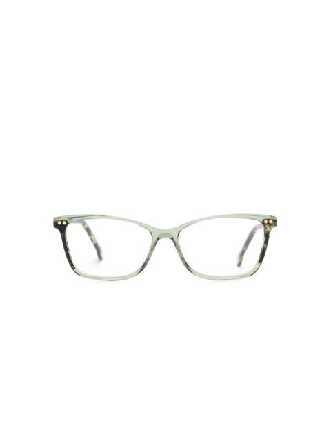 rectangle-frame glasses