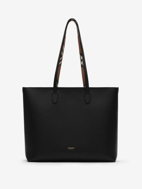 Medium Check-lined Tote