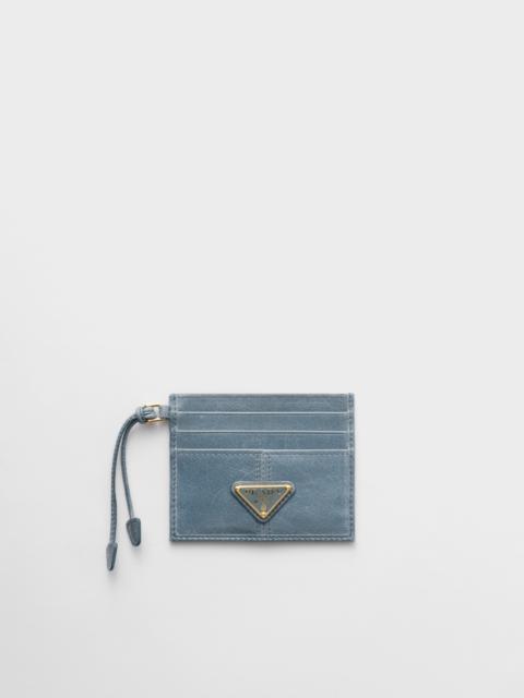 Leather card holder