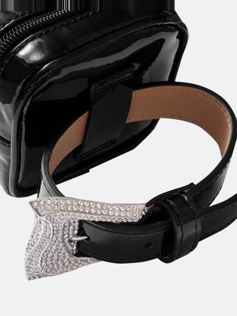 HAUS PURSE PATENT LEATHER BLACK