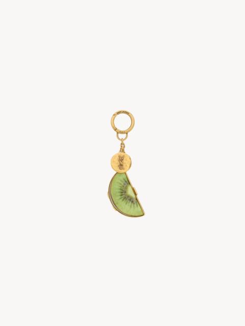 KIWI KEYRING IN RESIN
