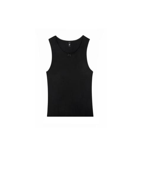 The Vest: Cotton Jersey Black