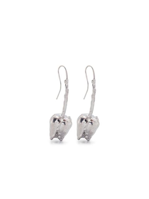 tulip drop earrings