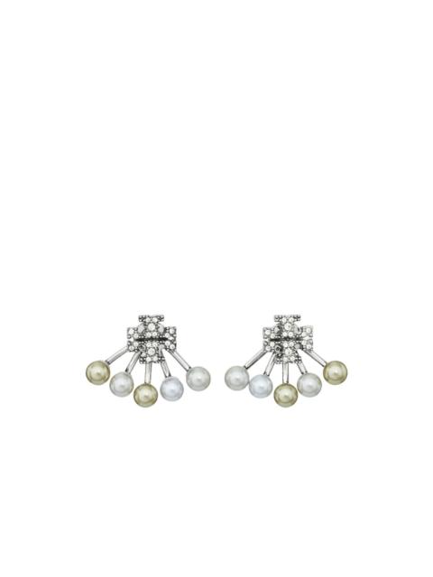 Moondance front-back earrings