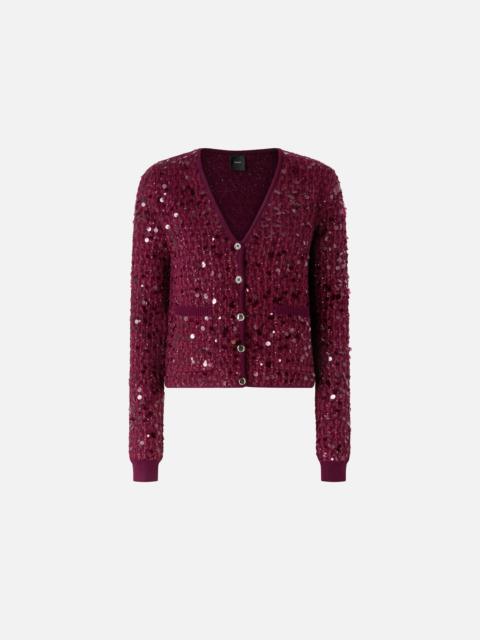 SEQUINED CARDIGAN