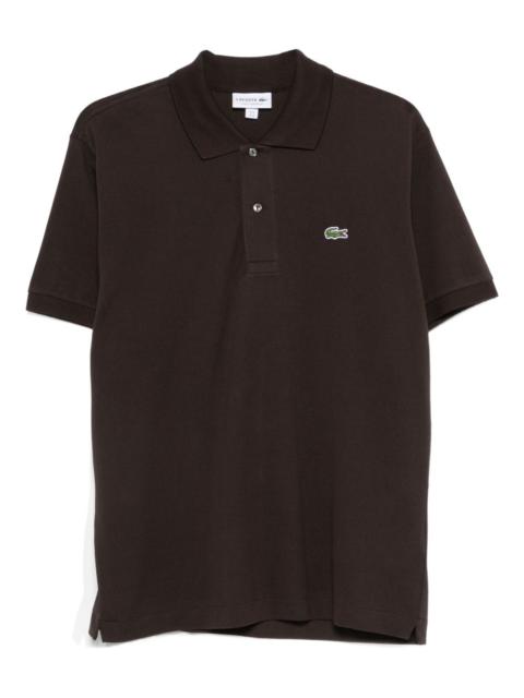 logo-detail button polo shirt