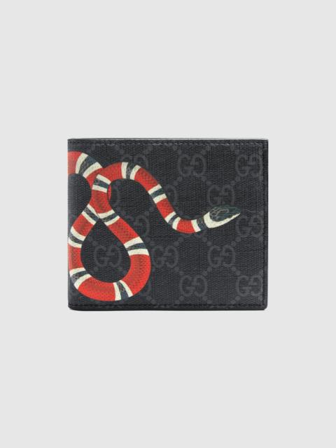 Kingsnake print GG Supreme wallet