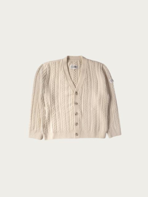 Cable Knit Cardigan - Cream