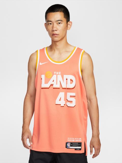 Donovan Mitchell Cleveland Cavaliers City Edition Men's Nike NBA Swingman Jersey