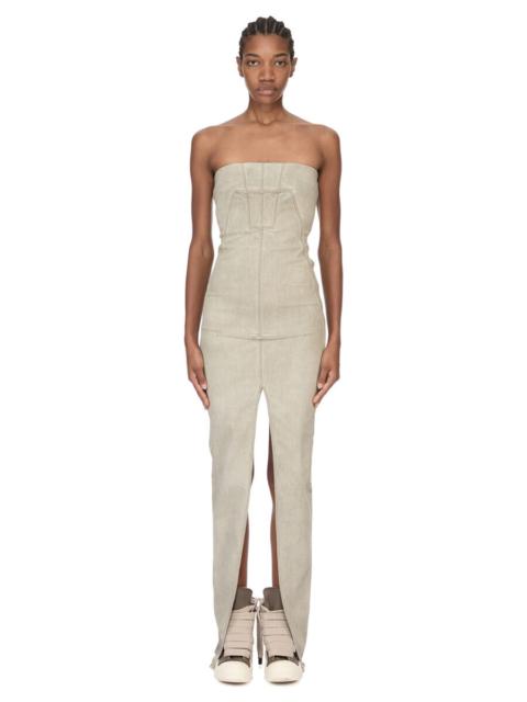 SLICED BUSTIER DRESS