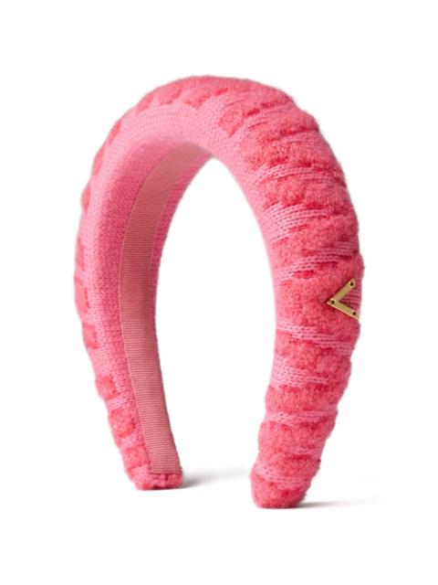 Vlogo cotton-blend headband