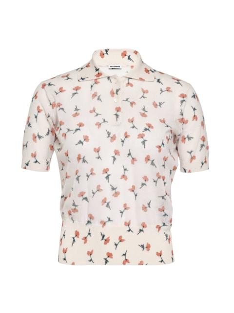 Polo Shirt Printed Sheer Cotton
