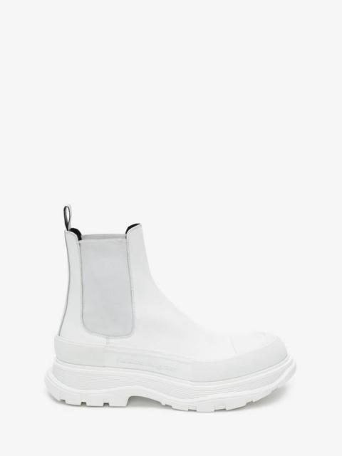 Tread Slick Boot in White/silver
