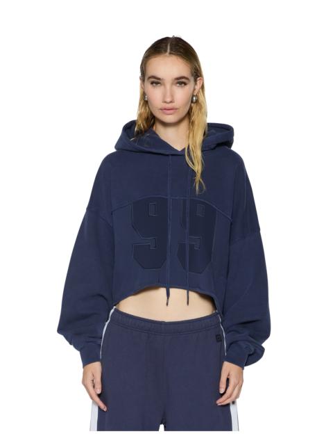 OH G HOODIE CROPPED INK BLUE