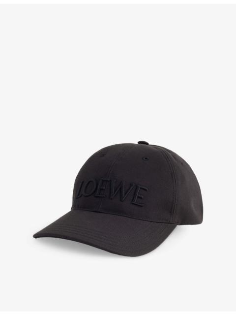 Brand-Embroidered Cotton Cap