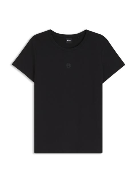 MERCERISED-COTTON T-SHIRT IN A REGULAR FIT