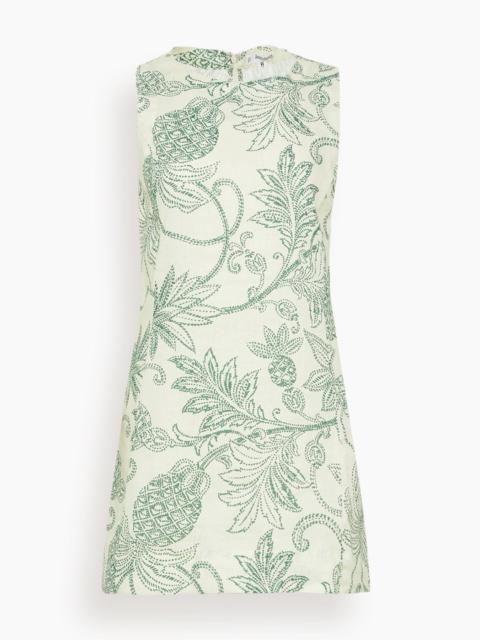 Persinna Dress in Mokata Green