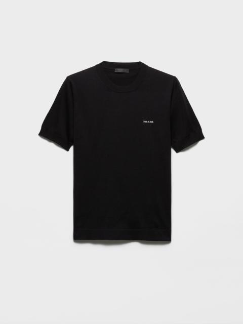 Cotton crew-neck sweater