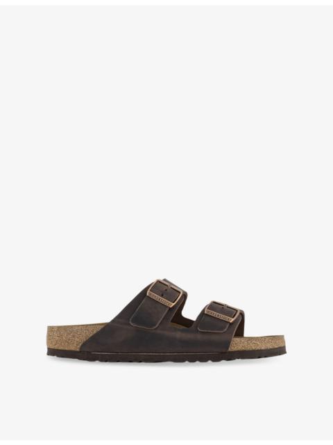 Arizona Double-Strap Suede Sandals