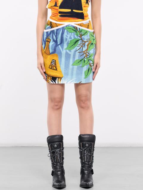 Jacquard Towels Mini Skirt