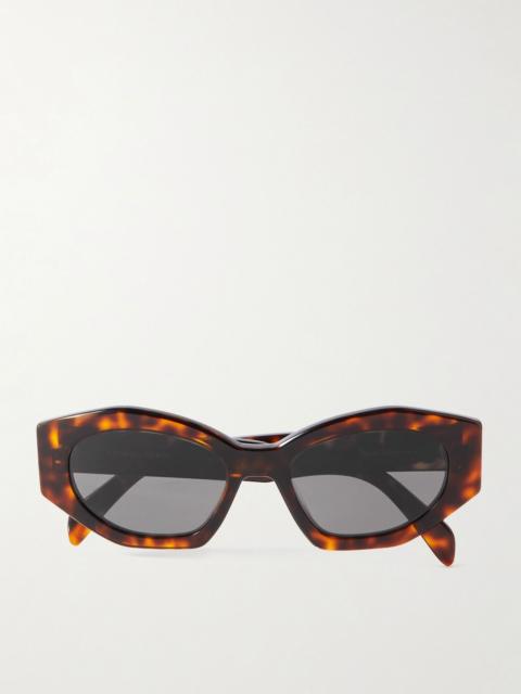 Triomphe cat-eye tortoiseshell acetate sunglasses Tortoiseshell