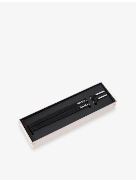 Logo-Print Woven Shoes Laces