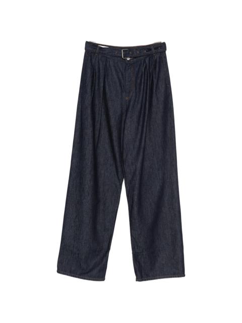 Dries Van Noten Preaches Belted Pleated Jeans