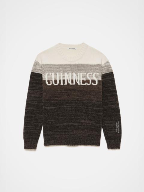 Unisex JW ANDERSON X GUINNESS SURGING GRADIENT JUMPER IN BROWN