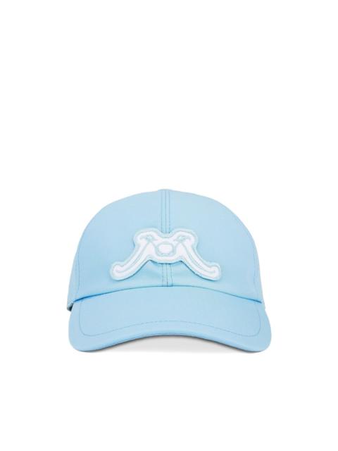 logo-embroidered cotton cap