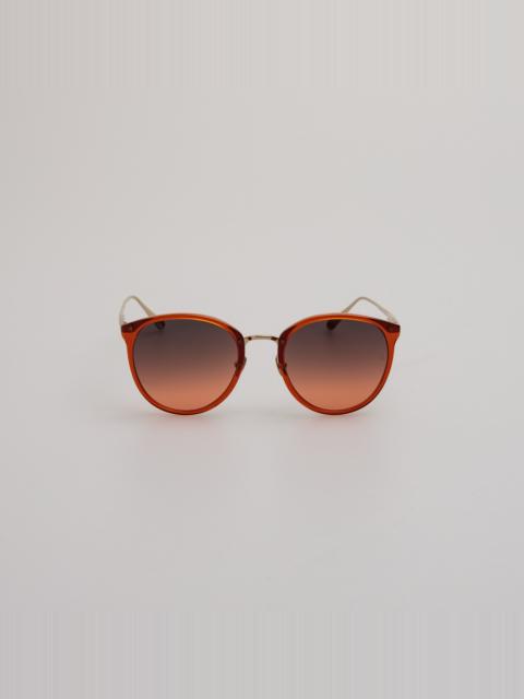 CALTHORPE OVAL SUNGLASSES IN ORANGE