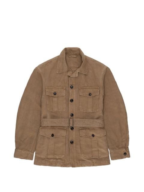 Clint button fastening jacket